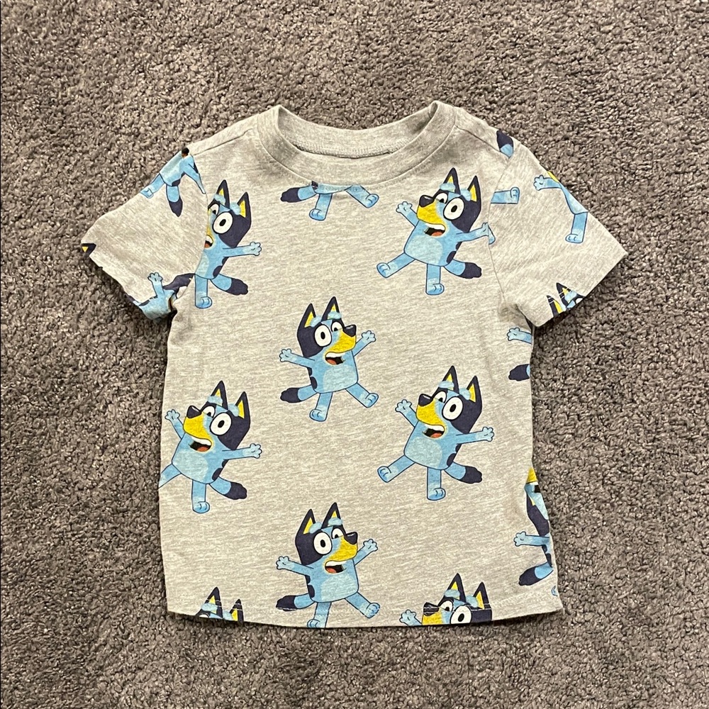 EUC Gray Bluey Character Kids T-Shirt Size 3T